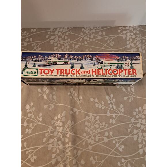 Hess 1995 Toy Truck and Helicopter Collectible - Picture 2 of 8